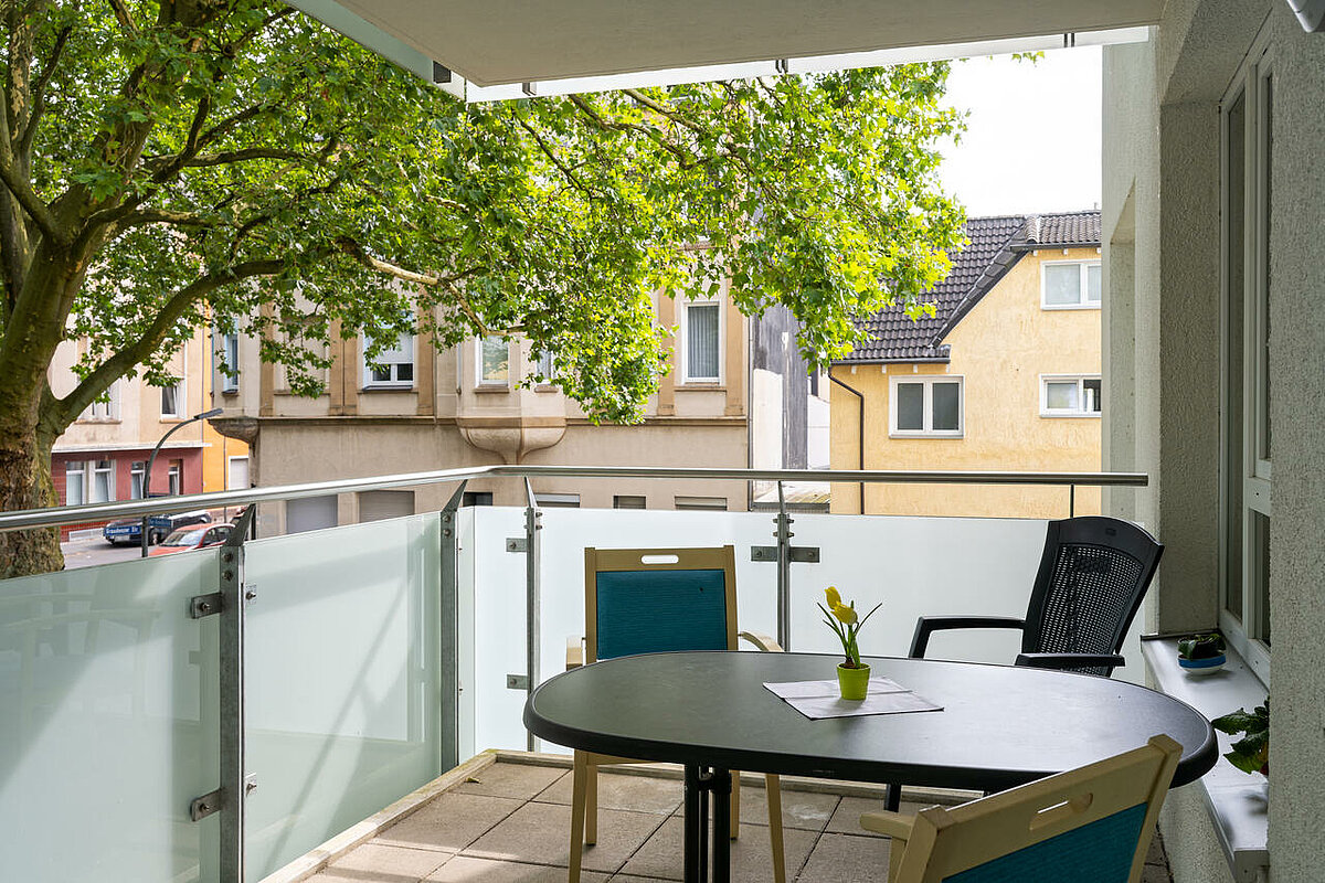 Balkon für die Senioren im Seniorenheim Dortmund Hörde