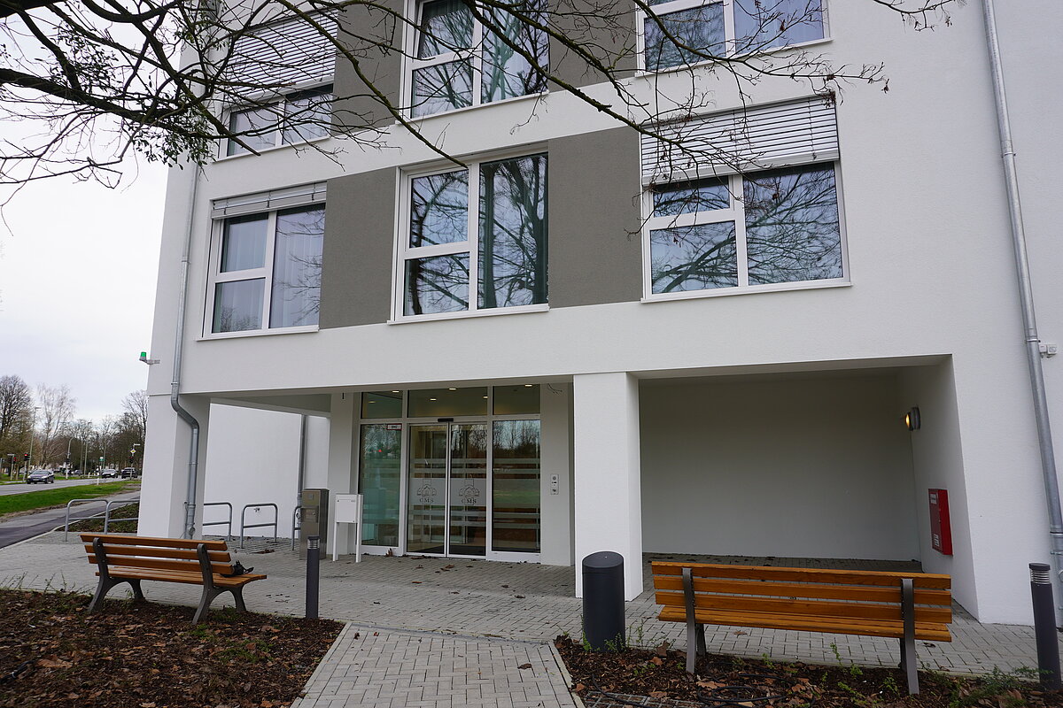 Aussenansicht des Eingangs